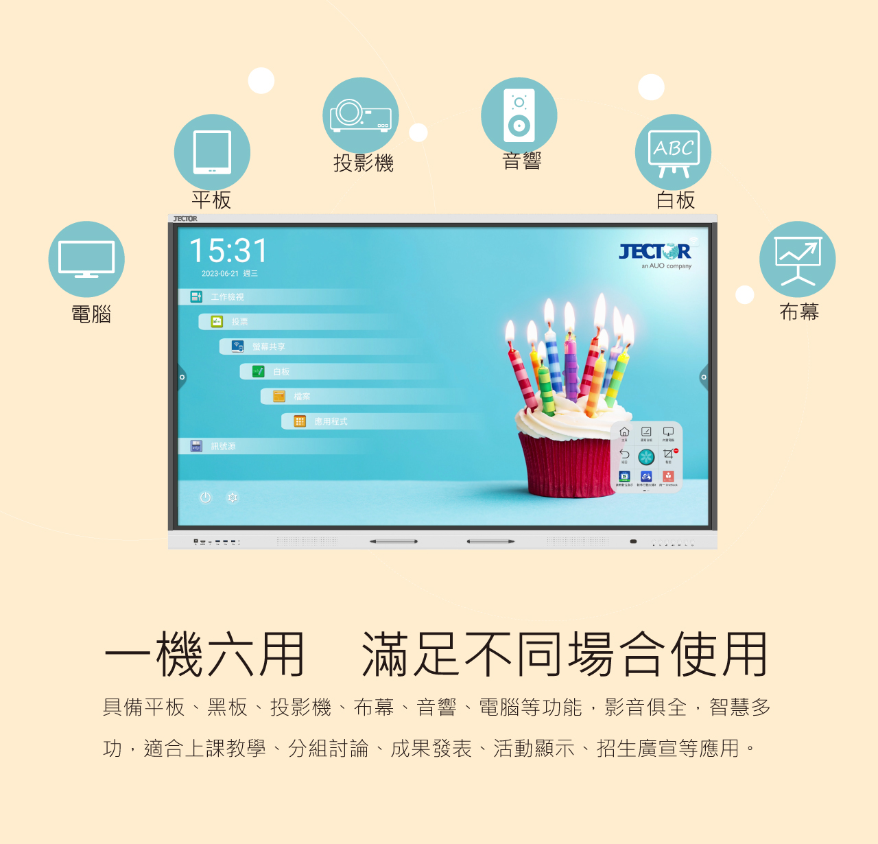 FM-E6511 教學一體機 圖片 4